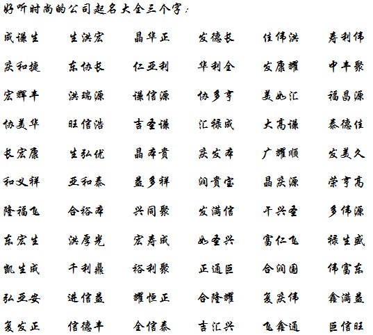 白茶公司名字大全及取名技巧