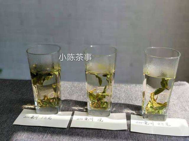 白茶一般用多少水冲泡最合适？