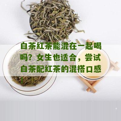 白茶红茶能混在一起喝吗？女生也适合，尝试白茶配红茶的混搭口感！