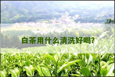 白茶用什么清洗好喝？