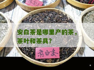 安白茶是哪里产的茶，茶叶和茶具？