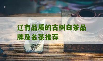 辽有品质的古树白茶品牌及名茶推荐