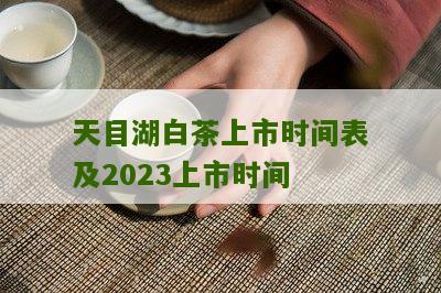 天目湖白茶上市时间表及2023上市时间