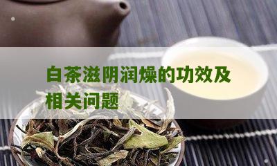 白茶滋阴润燥的功效及相关问题