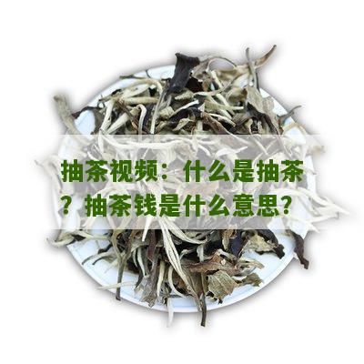 抽茶视频：什么是抽茶？抽茶钱是什么意思？