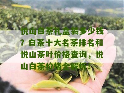 悦山白茶礼盒装多少钱？白茶十大名茶排名和悦山茶叶价格查询，悦山白茶价格全解析！