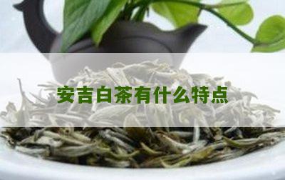 安吉白茶有什么特点