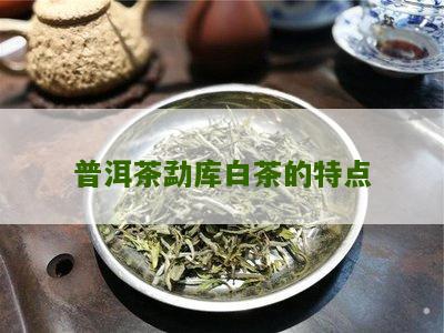 普洱茶勐库白茶的特点