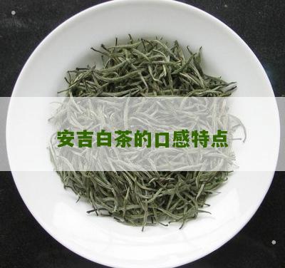 安吉白茶的口感特点