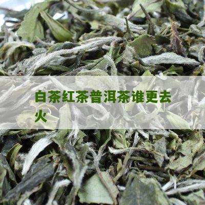 白茶红茶普洱茶谁更去火