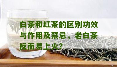 白茶和红茶的区别功效与作用及禁忌，老白茶反而易上火？