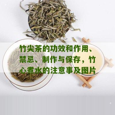 竹尖茶的功效和作用、禁忌、制作与保存，竹心煮水的注意事及图片