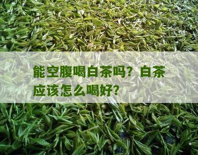 能空腹喝白茶吗？白茶应该怎么喝好？