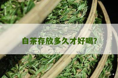 白茶存放多久才好喝？