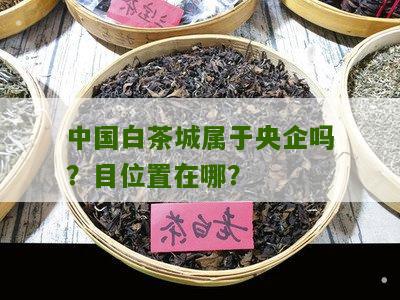 中国白茶城属于央企吗？目位置在哪？