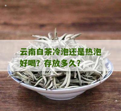 云南白茶冷泡还是热泡好喝？存放多久？