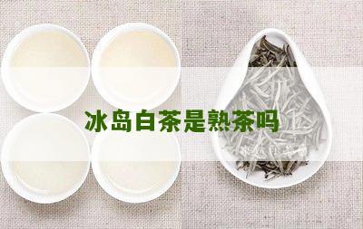 冰岛白茶是熟茶吗