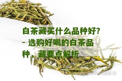 白茶藏买什么品种好？- 选购好喝的白茶品种，藏要点解析