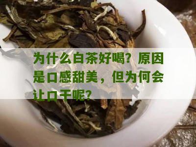 为什么白茶好喝？原因是口感甜美，但为何会让口干呢？