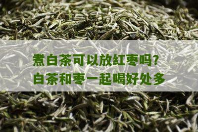 煮白茶可以放红枣吗？白茶和枣一起喝好处多