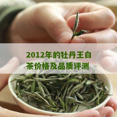 2012年的牡丹王白茶价格及品质评测