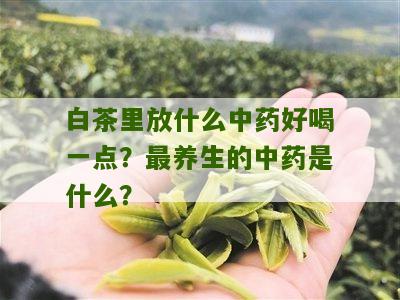 白茶里放什么中药好喝一点？最养生的中药是什么？