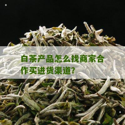 白茶产品怎么找商家合作买进货渠道？