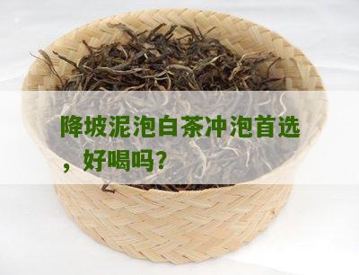 降坡泥泡白茶冲泡首选，好喝吗？