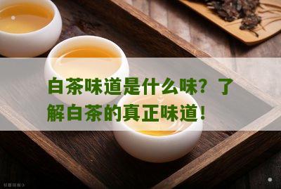 白茶味道是什么味？了解白茶的真正味道！