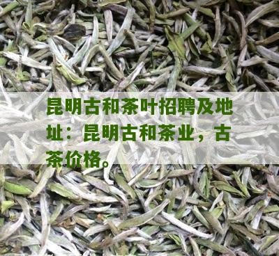 昆明古和茶叶招聘及地址：昆明古和茶业，古茶价格。