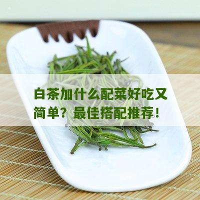 白茶加什么配菜好吃又简单？最佳搭配推荐！