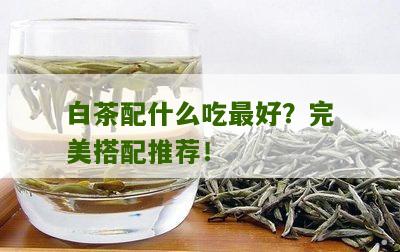 白茶配什么吃最好？完美搭配推荐！