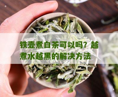 铁壶煮白茶可以吗？越煮水越黑的解决方法