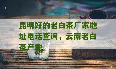 昆明好的老白茶厂家地址电话查询，云南老白茶产地