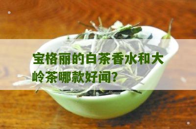 宝格丽的白茶香水和大岭茶哪款好闻？