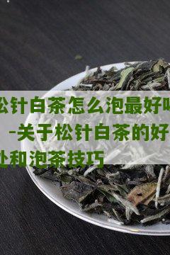 松针白茶怎么泡最好喝？-关于松针白茶的好处和泡茶技巧