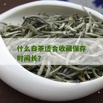 什么白茶适合收藏保存时间长？