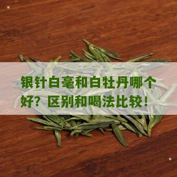 银针白毫和白牡丹哪个好？区别和喝法比较！