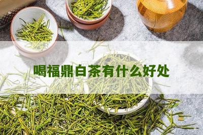 喝福鼎白茶有什么好处