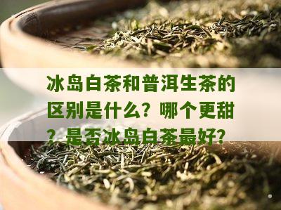 冰岛白茶和普洱生茶的区别是什么？哪个更甜？是否冰岛白茶最好？