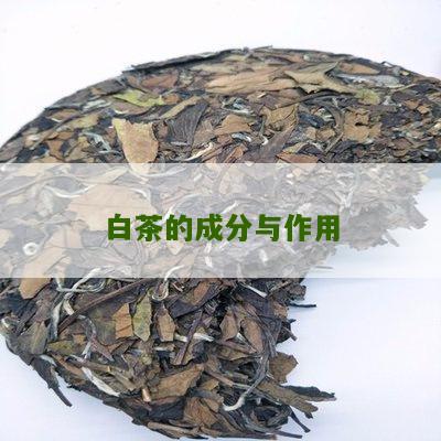 白茶的成分与作用