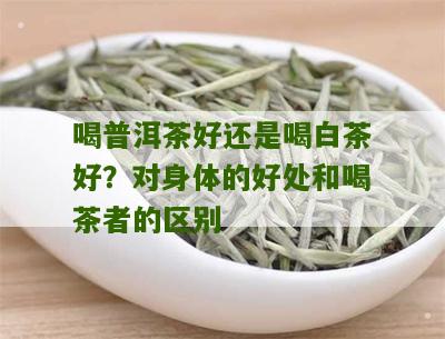 喝普洱茶好还是喝白茶好？对身体的好处和喝茶者的区别