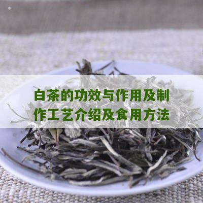 白茶的功效与作用及制作工艺介绍及食用方法