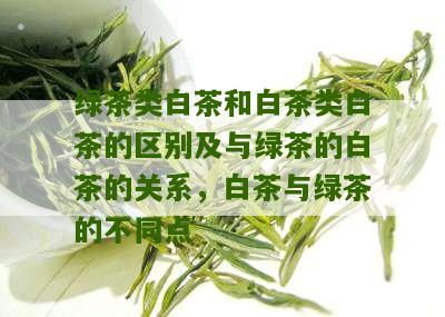 绿茶类白茶和白茶类白茶的区别及与绿茶的白茶的关系，白茶与绿茶的不同点