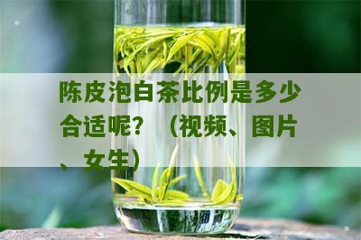 陈皮泡白茶比例是多少合适呢？（视频、图片、女生）