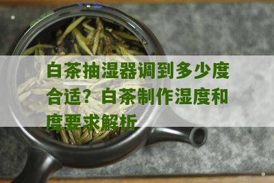 白茶抽湿器调到多少度合适？白茶制作湿度和度要求解析