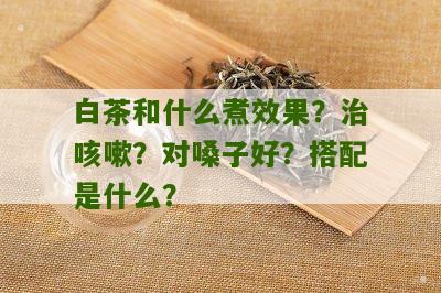 白茶和什么煮效果？治咳嗽？对嗓子好？搭配是什么？