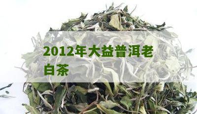 2012年大益普洱老白茶