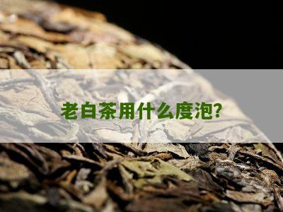 老白茶用什么度泡？