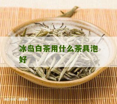 冰岛白茶用什么茶具泡好